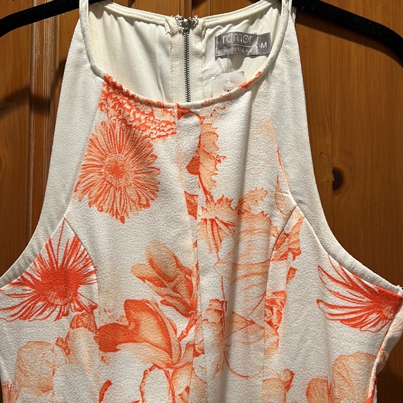 LF Rumor NWT Hi Low Dress Floral Print Size M - Picture 3 of 8